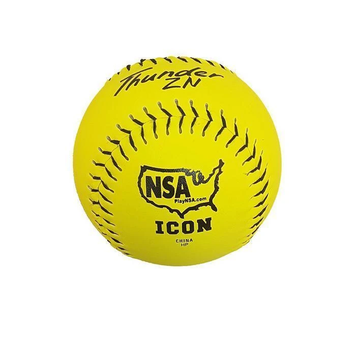 Dudley Thunder ZN HYCON ICON NSA 12" Slowpitch Softballs (DOZEN): 4E199Y - Image 2