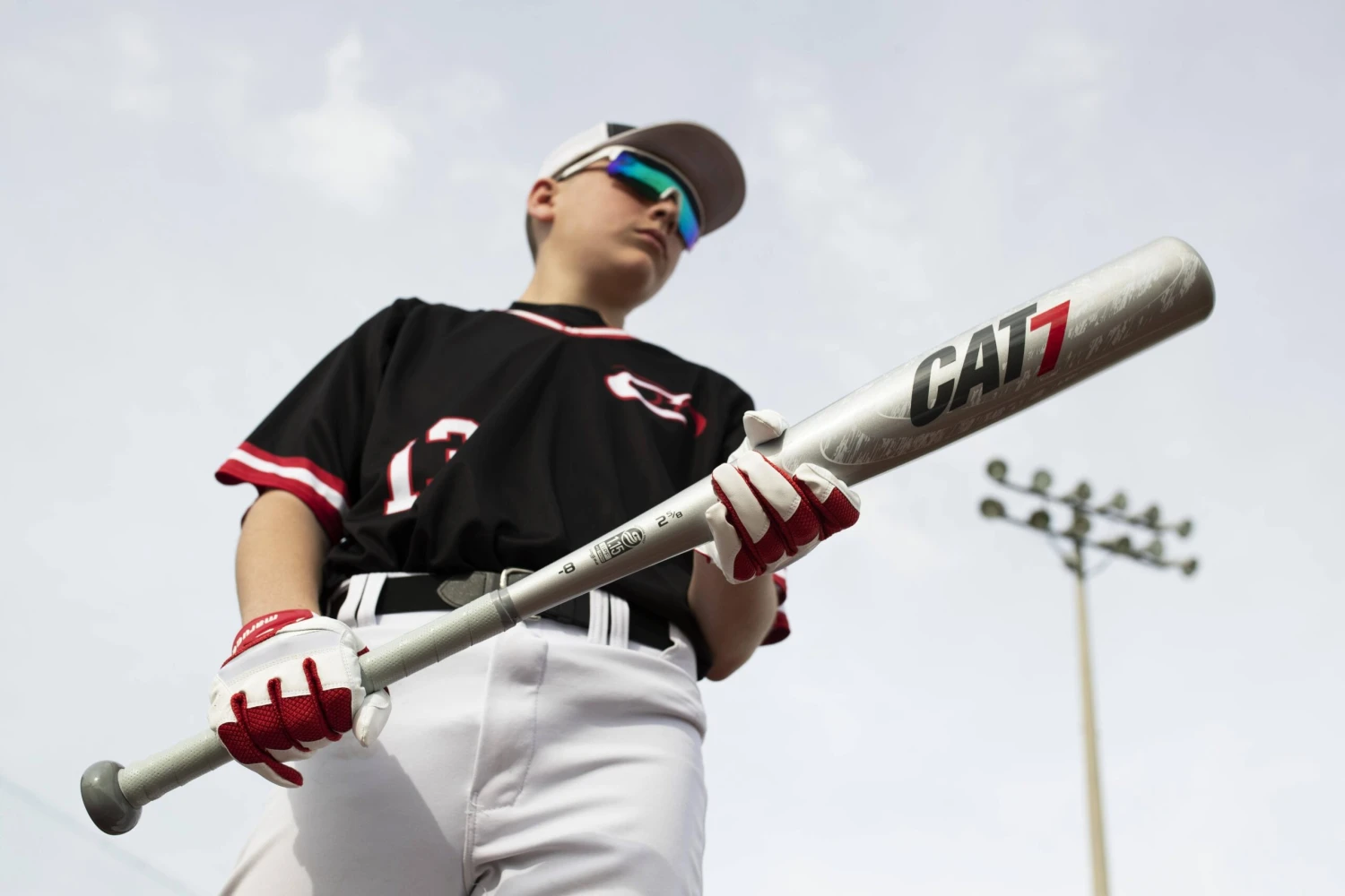 Marucci CAT 7 Silver (-8) USSSA Baseball Bat: MSBC728S - Image 2