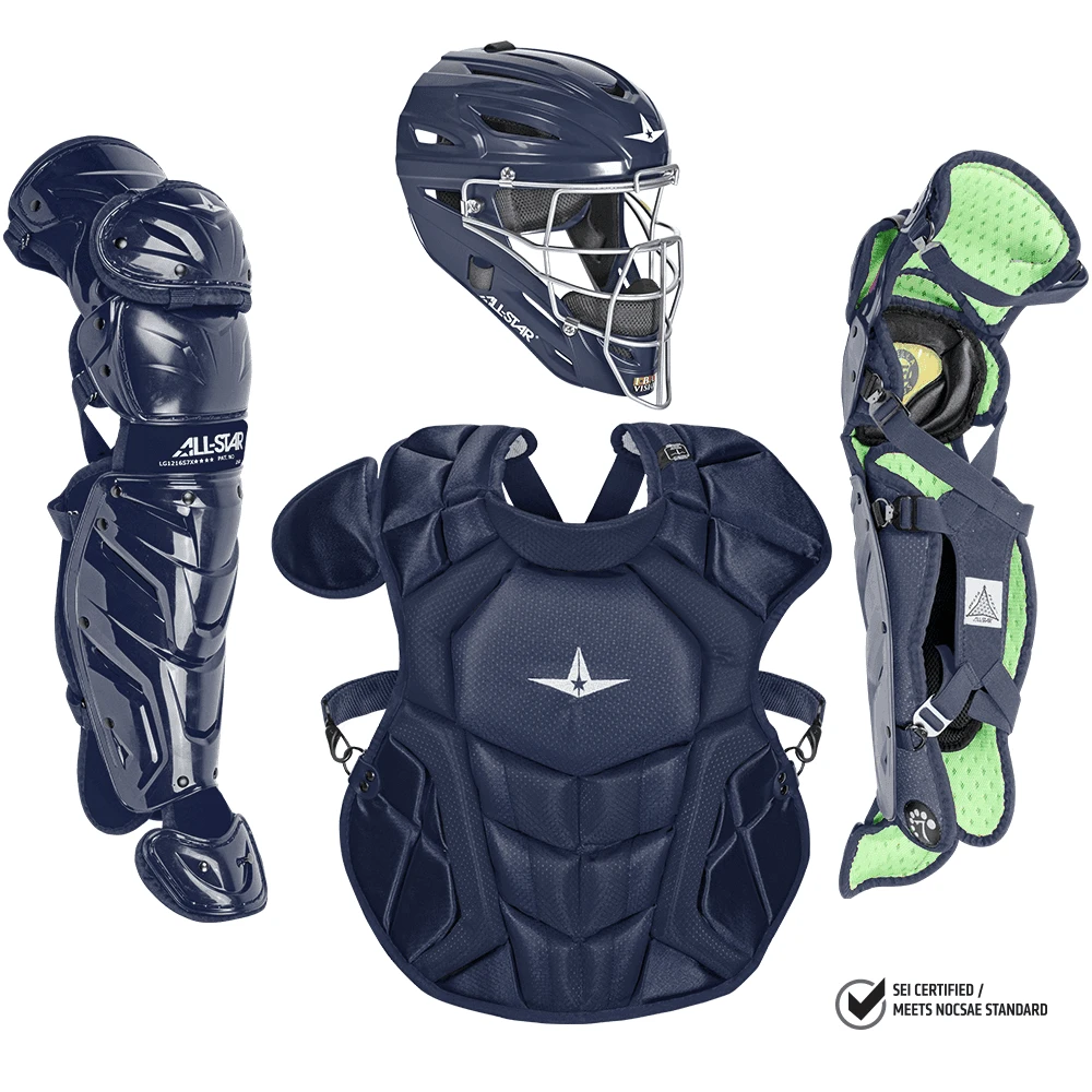 All-Star S7 Axis Elite (Ages 12-16) Solid Catcher's Kit NOCSAE Approved: CKCC1216S7XS - Image 3