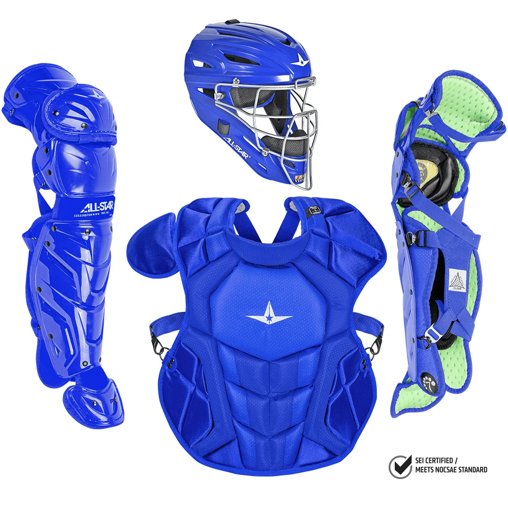 All-Star S7 Axis Elite (Ages 12-16) Solid Catcher's Kit NOCSAE Approved: CKCC1216S7XS - Image 4