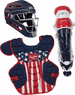 Rawlings ADULT USA VELO 2.0 Catcher's Gear Box Set: CSV2A-NSW