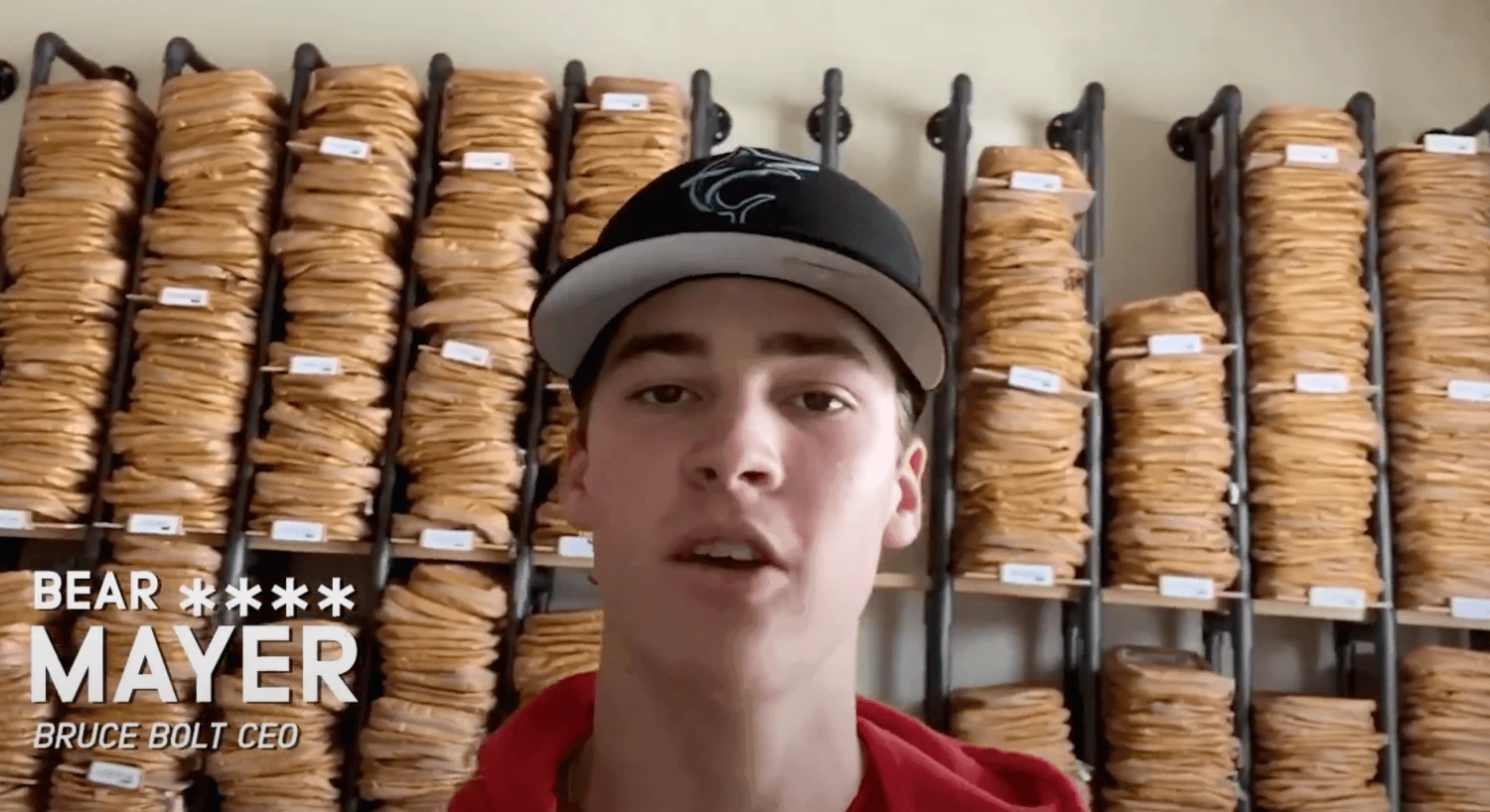 Bruce Bolt PREMIUM PRO Short Cuff Batting Gloves: White - Image 4