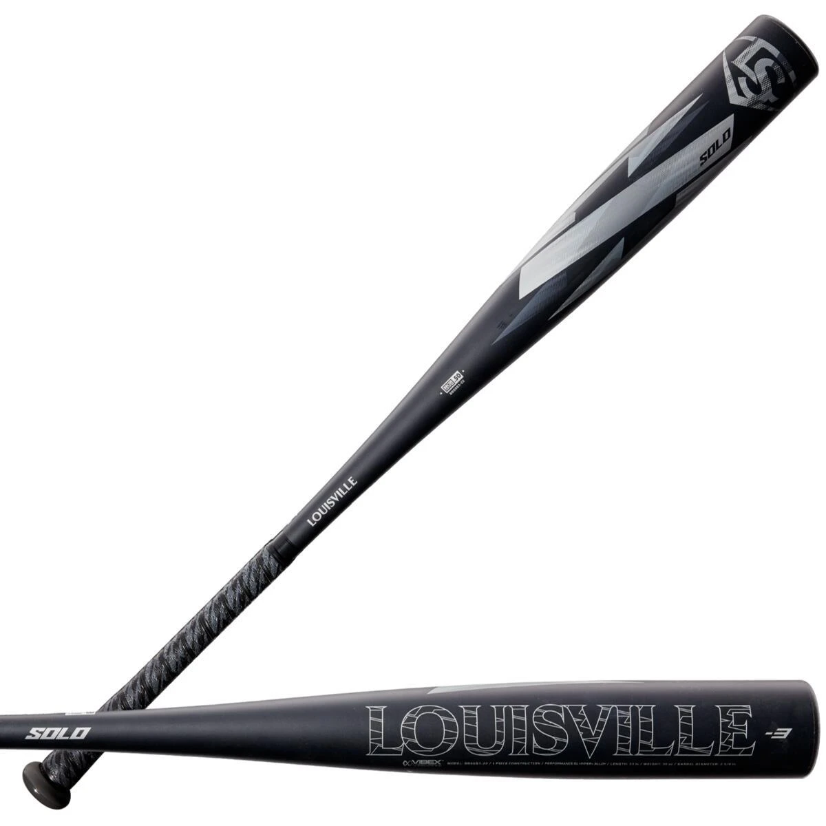 2022 Louisville Slugger Solo (-3) BBCOR Baseball Bat: WTLBBS622B3 - Image 2